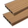 BERGDECK PURE Teak kompozit teraszburkolat, csiszolt 240 × 15 × 2,5 cm